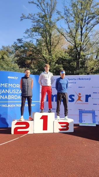 Lider biegów na podium – 1. miejsce