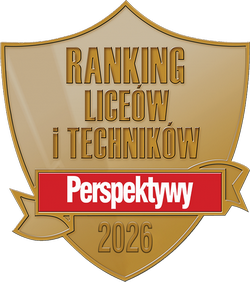 Złota tarcza 2026 - logotyp rankingu Perspektyw