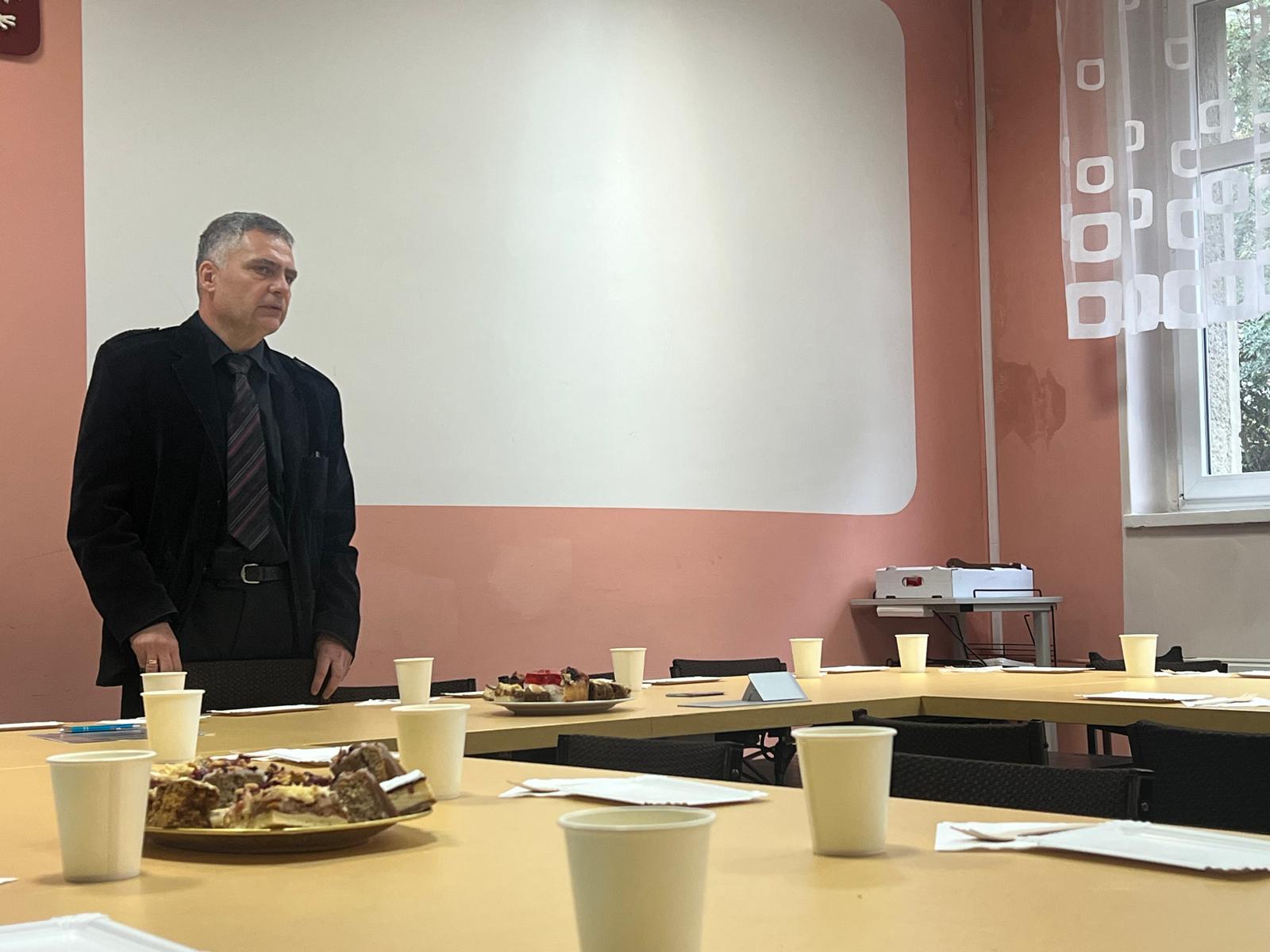 Powitanie Dyrektora na spotkaniu
