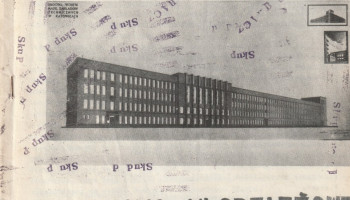 MŁODOŚĆ, na środku zdjęcie frontu budynku szkoły z ul. Krasińskiego; poniżej napisy: CZASOPISMO MŁODZIEŻOWE ŚLĄSKICH TECHNICZNYCH ZAKŁADÓW NAUOWYCH W Katowicach oraz niżej – Nr 3 maj 1963 Rok XIV