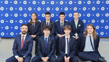 Laureaci konkursu z opiekunem