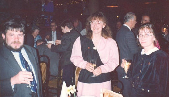  z wieczornego spotkania towarzyskiego w restauracji „U Michalika”