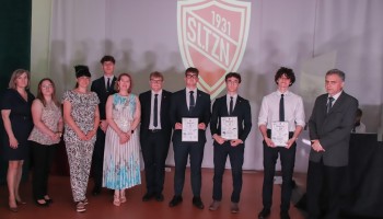 Po wręczeniu dyplomów za konkurs SUPERKLASA