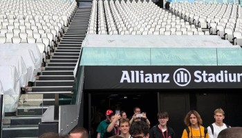 Wyjście po zwiedzaniu Allianz Stadium