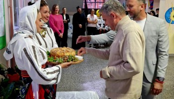 Uroczyste powitanie chlebem i solą w szkole