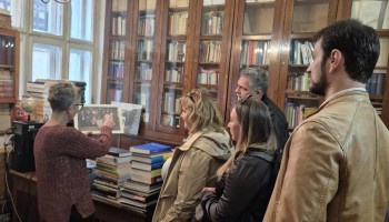 Odwiedziny w bibliotece szkolnej