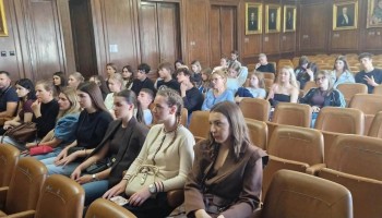 W Sali Uroczystej Maticy Srpskiej - prelekcja
